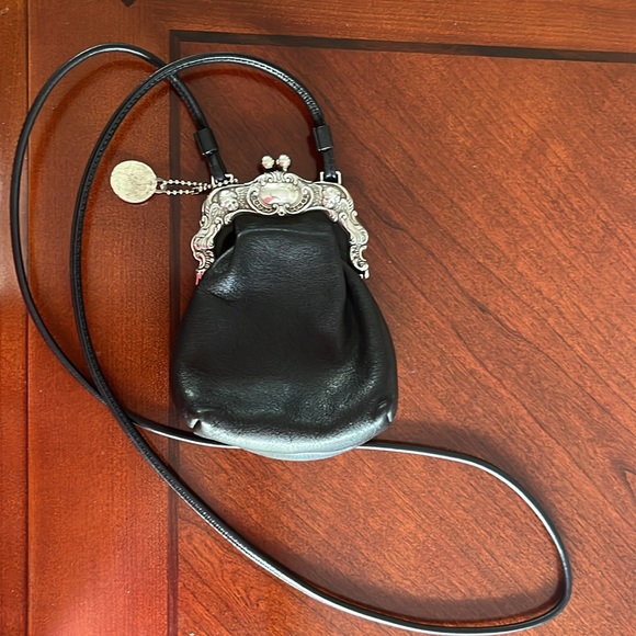 Brighton Party purse cross body 👜 Vintage with cherub 👼 excellent like new - Picture 2 of 7